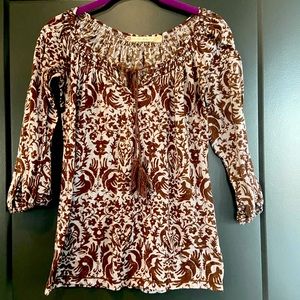 Chelsea and Violet BoHo top